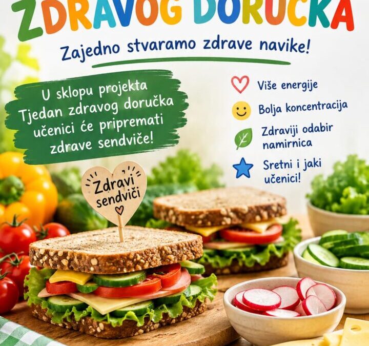 Obilježen Tjedan školskog doručka 2026. – „Živjeti zdravo”